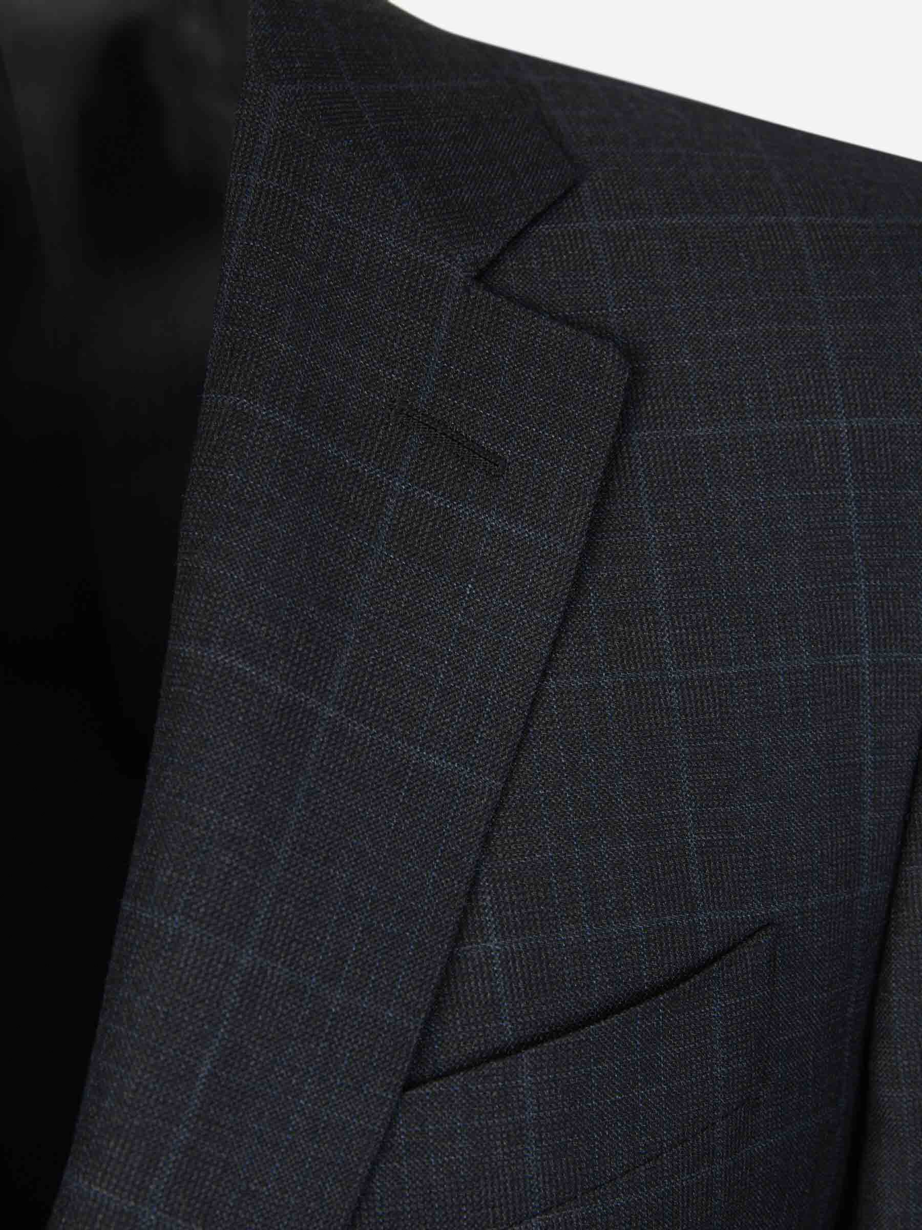 Outlet online Canali Hombre Traje Clásico Lana color Azul Noche sku 312-002766 01 - Foto 4