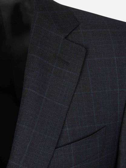 Outlet online Canali Hombre Traje Clásico Lana color Azul Noche sku 312-002766 01 - Foto 4