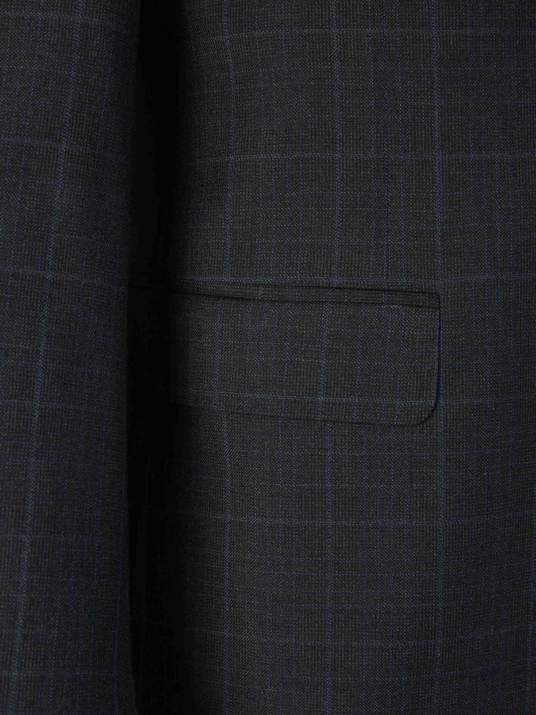Outlet online Canali Hombre Traje Clásico Lana color Azul Noche sku 312-002766 01 - Foto 5