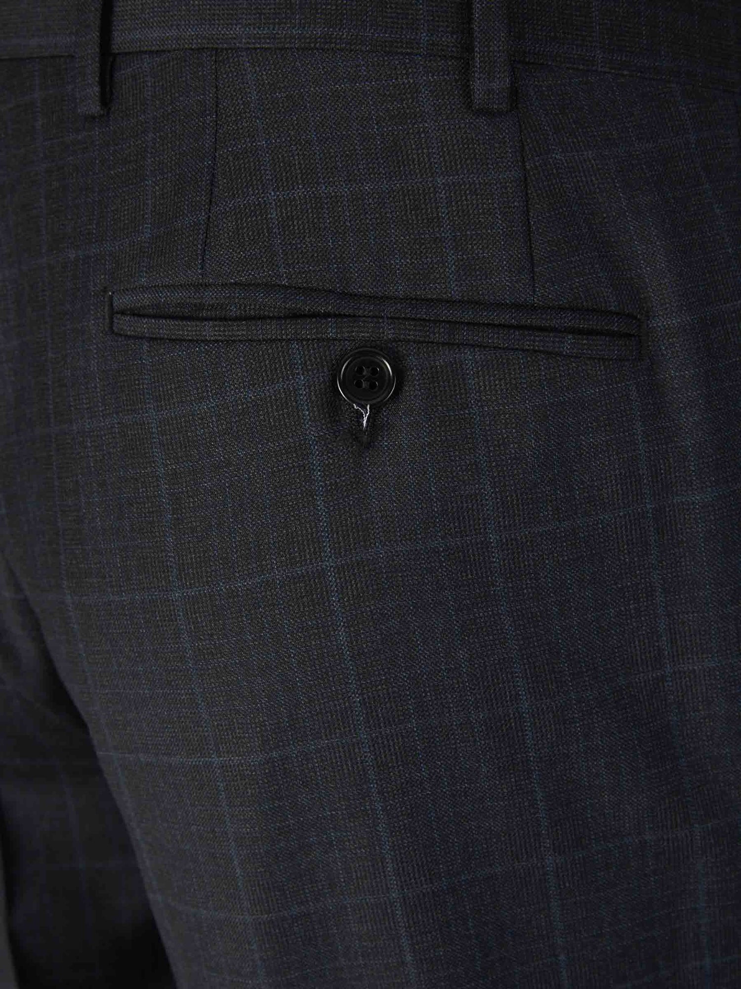 Outlet online Canali Hombre Traje Clásico Lana color Azul Noche sku 312-002766 01 - Foto 10