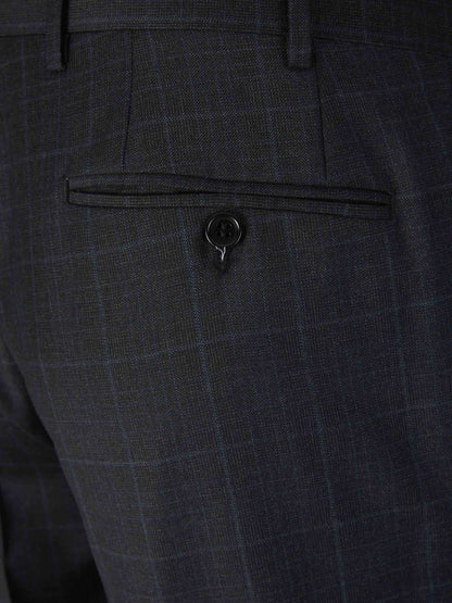 Outlet online Canali Hombre Traje Clásico Lana color Azul Noche sku 312-002766 01 - Foto 10
