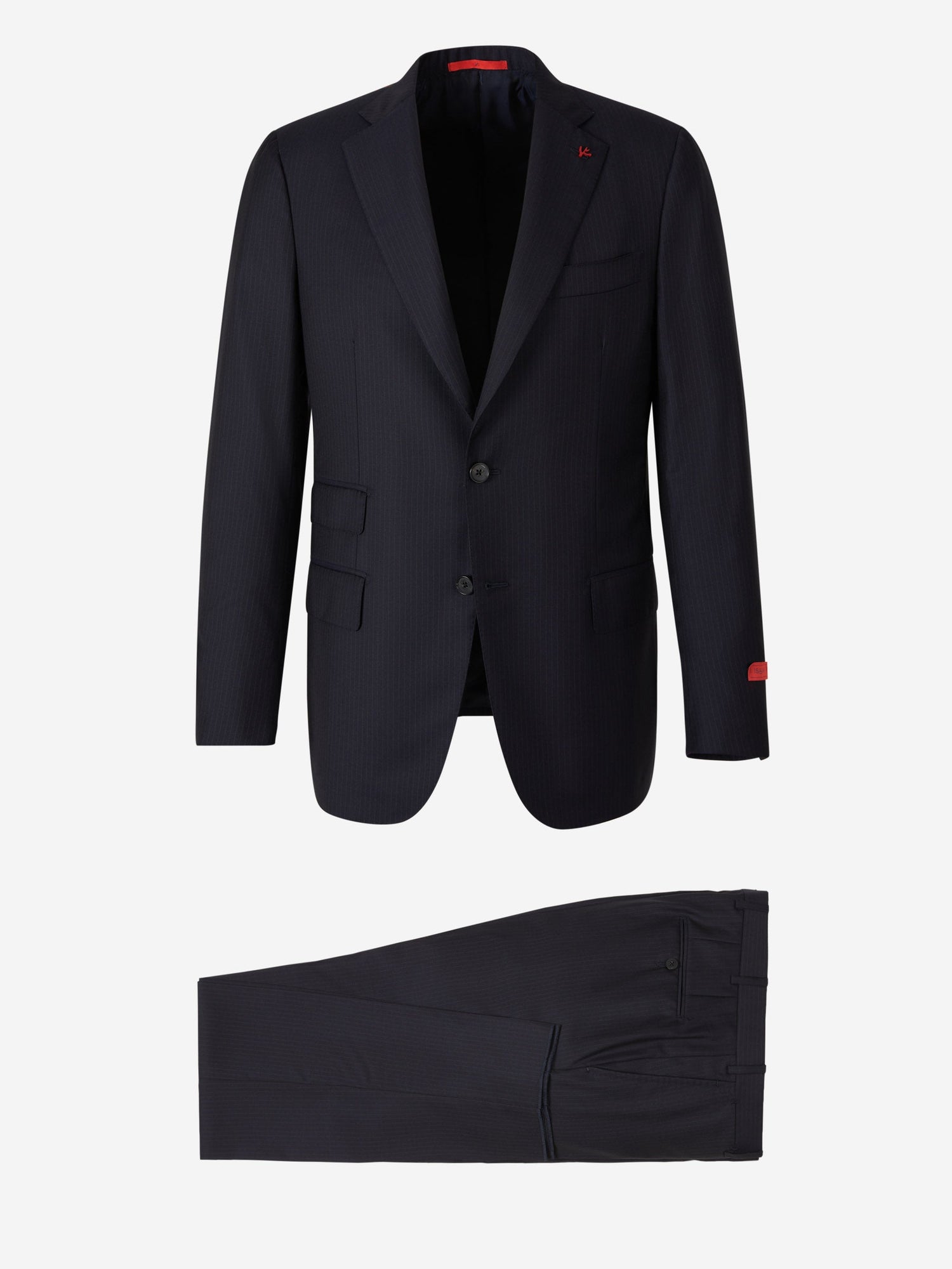 Outlet online Isaia Hombre Traje Gregory Rayas color Azul Marino sku 312-002771 01 - Foto 1