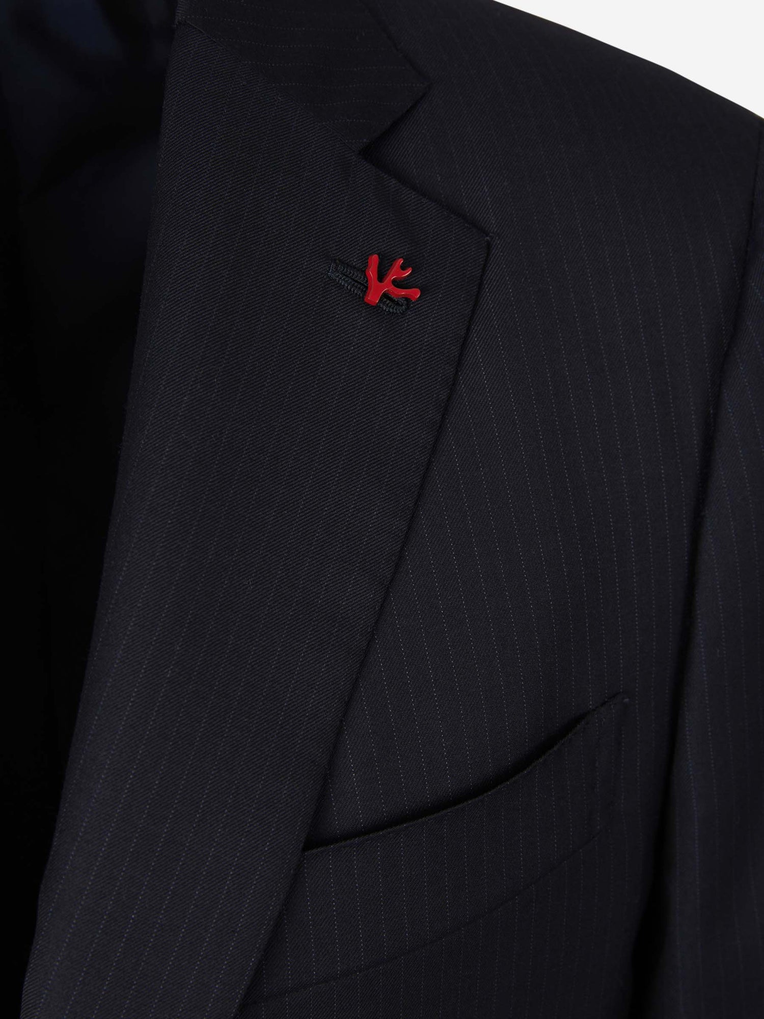 Outlet online Isaia Hombre Traje Gregory Rayas color Azul Marino sku 312-002771 01 - Foto 3