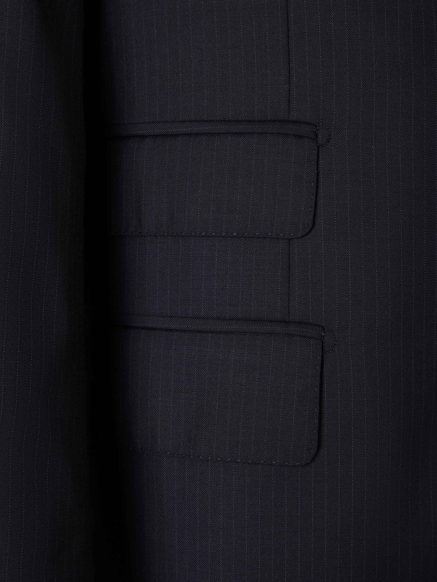 Outlet online Isaia Hombre Traje Gregory Rayas color Azul Marino sku 312-002771 01 - Foto 4