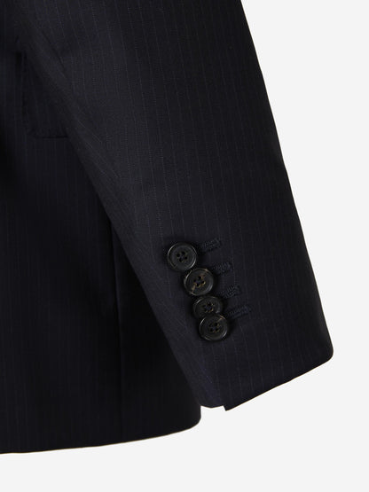 Outlet online Isaia Hombre Traje Gregory Rayas color Azul Marino sku 312-002771 01 - Foto 5