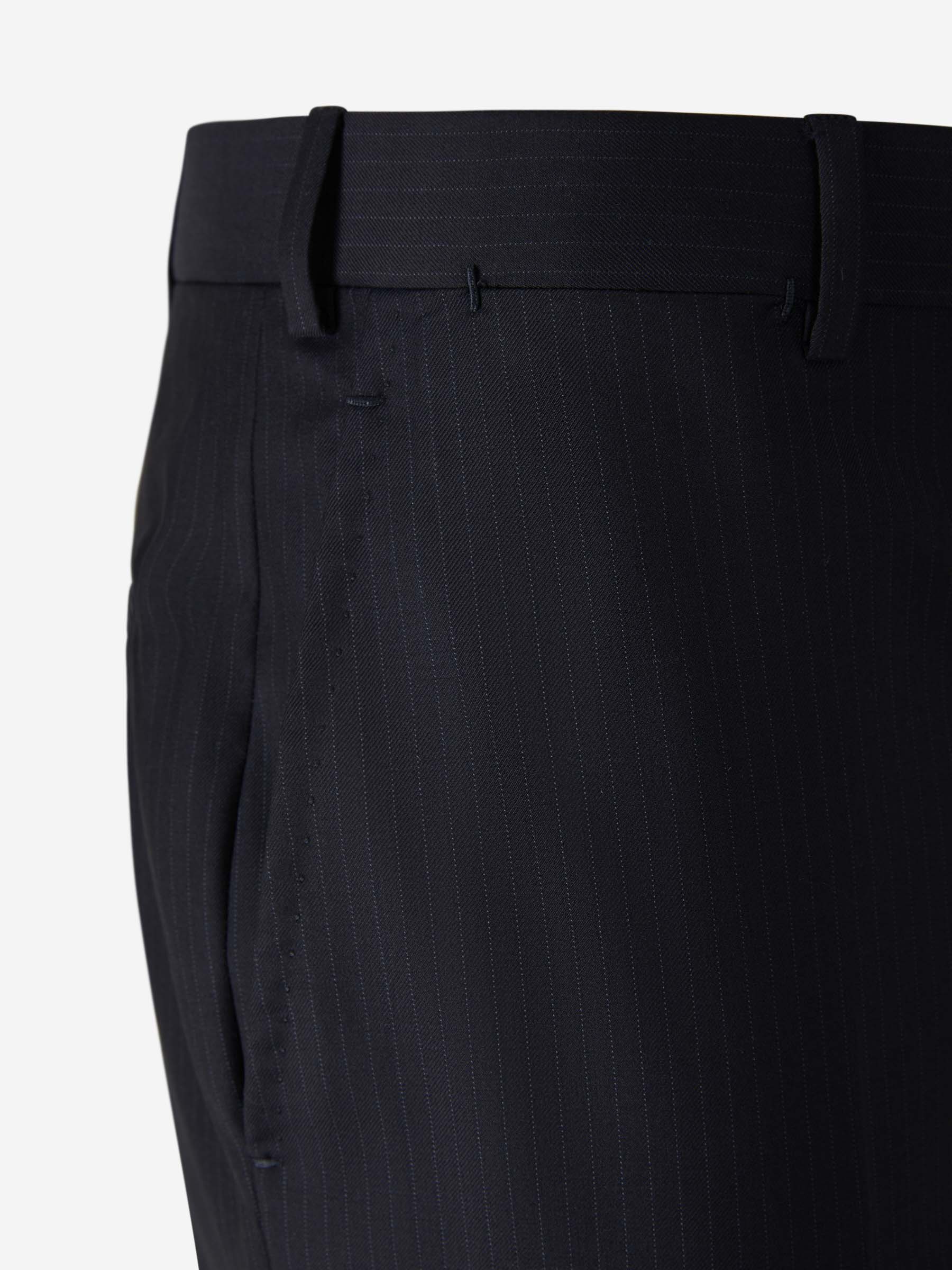 Outlet online Isaia Hombre Traje Gregory Rayas color Azul Marino sku 312-002771 01 - Foto 8