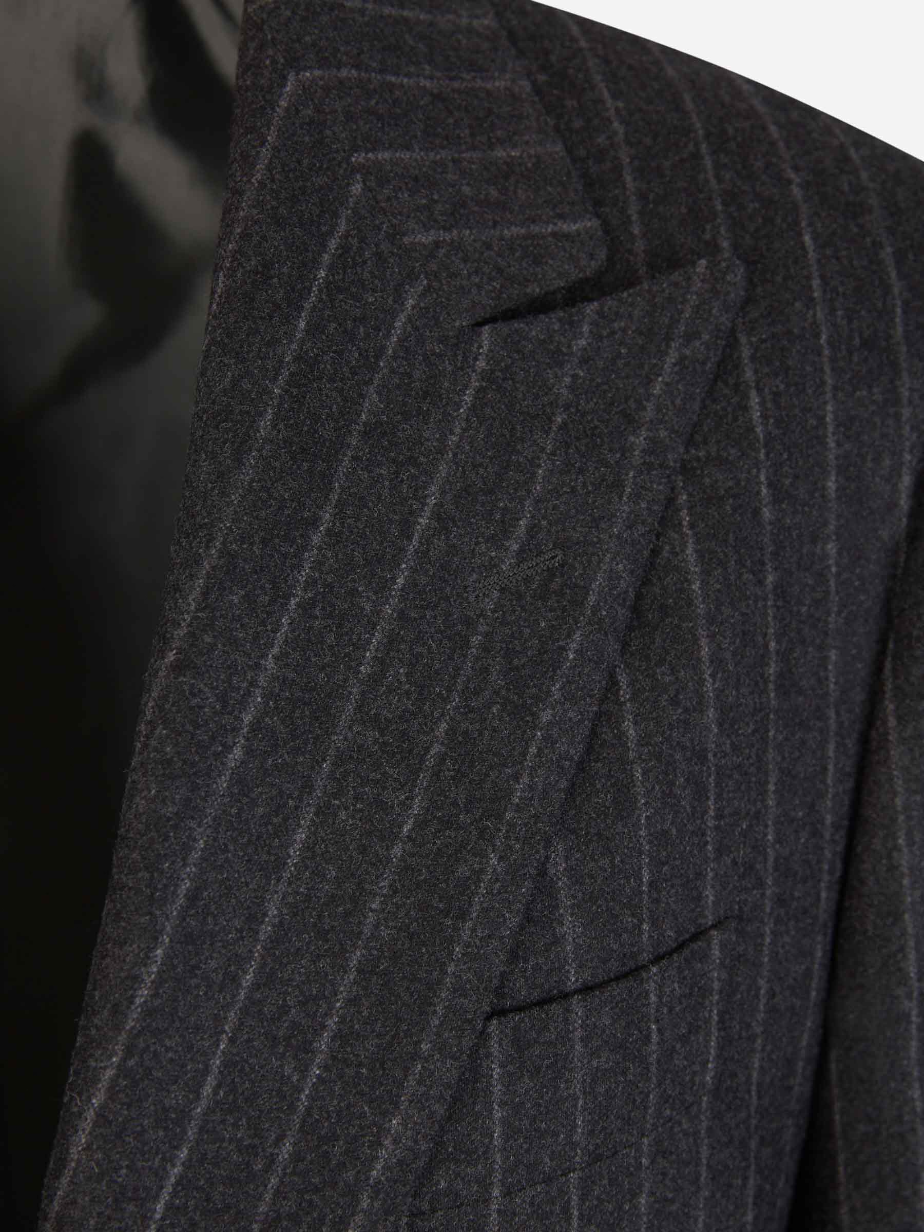 Outlet online Sartorio Hombre Traje Motivo Rayas color Gris Antracita sku 312-002779 01 - Foto 3