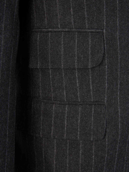 Outlet online Sartorio Hombre Traje Motivo Rayas color Gris Antracita sku 312-002779 01 - Foto 4