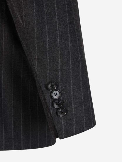Outlet online Sartorio Hombre Traje Motivo Rayas color Gris Antracita sku 312-002779 01 - Foto 5