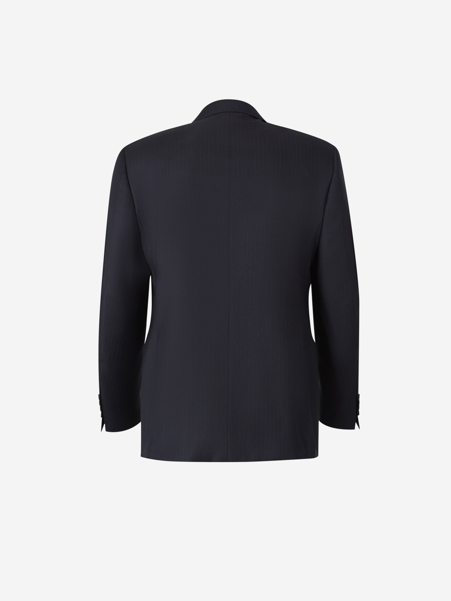 Outlet online Canali Hombre Traje Motivo Rayas Lana color Azul Noche sku 312-002826 01 - Foto 2