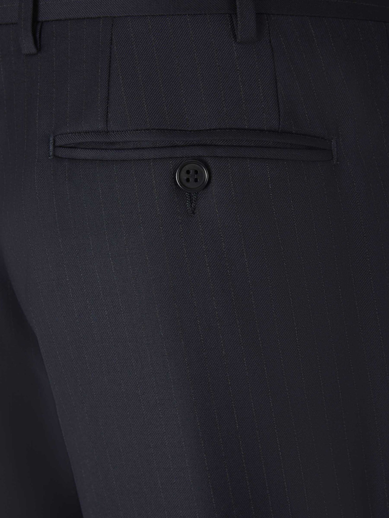 Outlet online Canali Hombre Traje Motivo Rayas Lana color Azul Noche sku 312-002826 01 - Foto 9