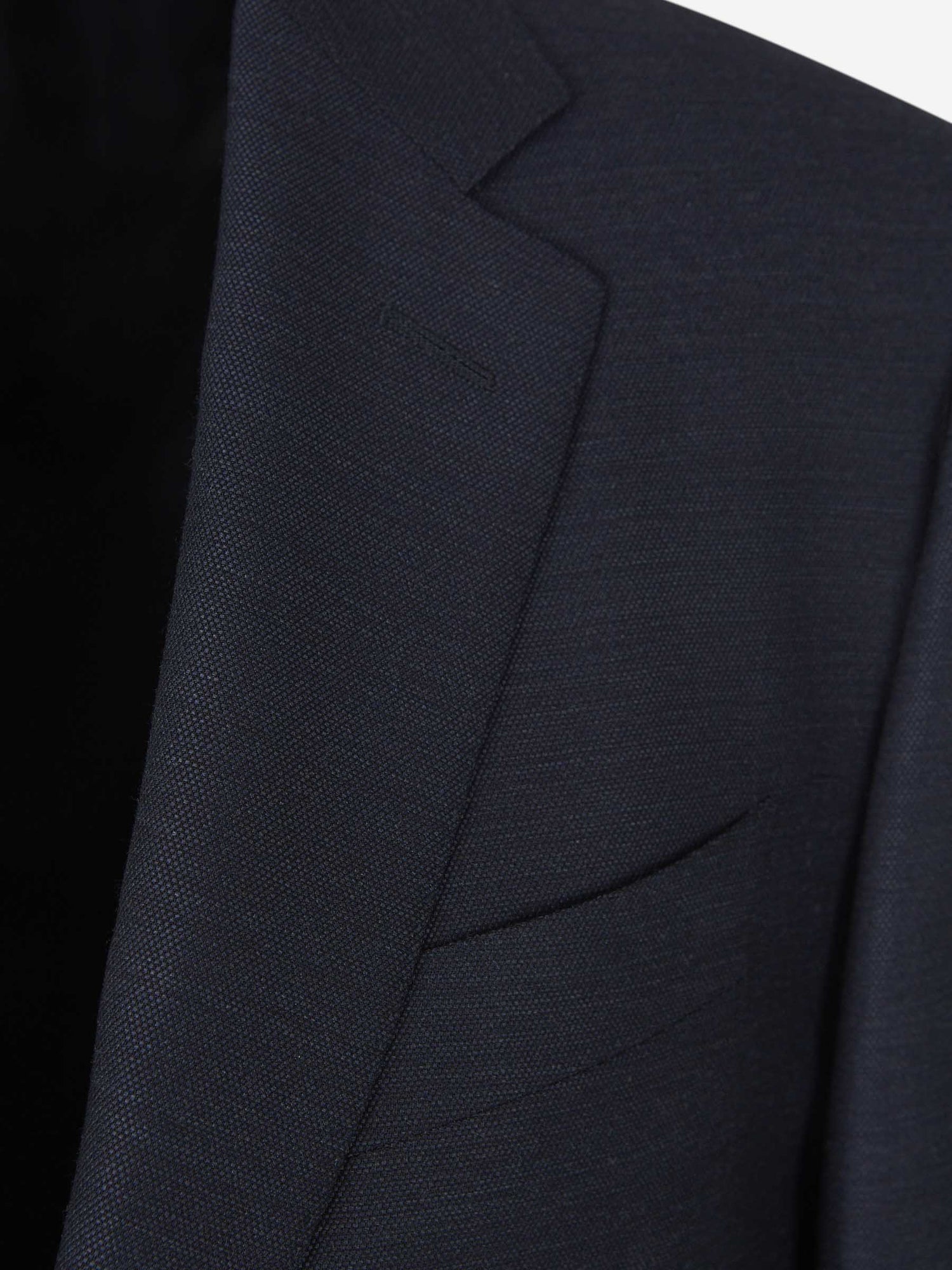 Outlet online Canali Hombre Traje Lana Jaspeado color Azul Noche sku 312-002829 01 - Foto 3