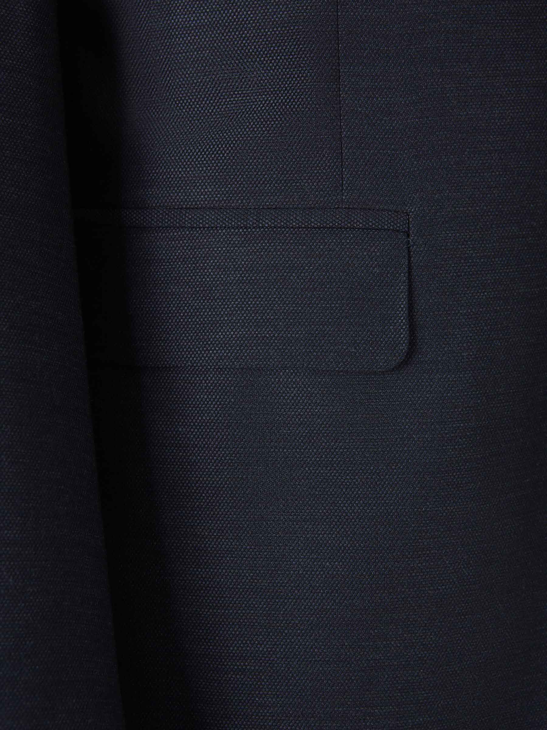 Outlet online Canali Hombre Traje Lana Jaspeado color Azul Noche sku 312-002829 01 - Foto 4