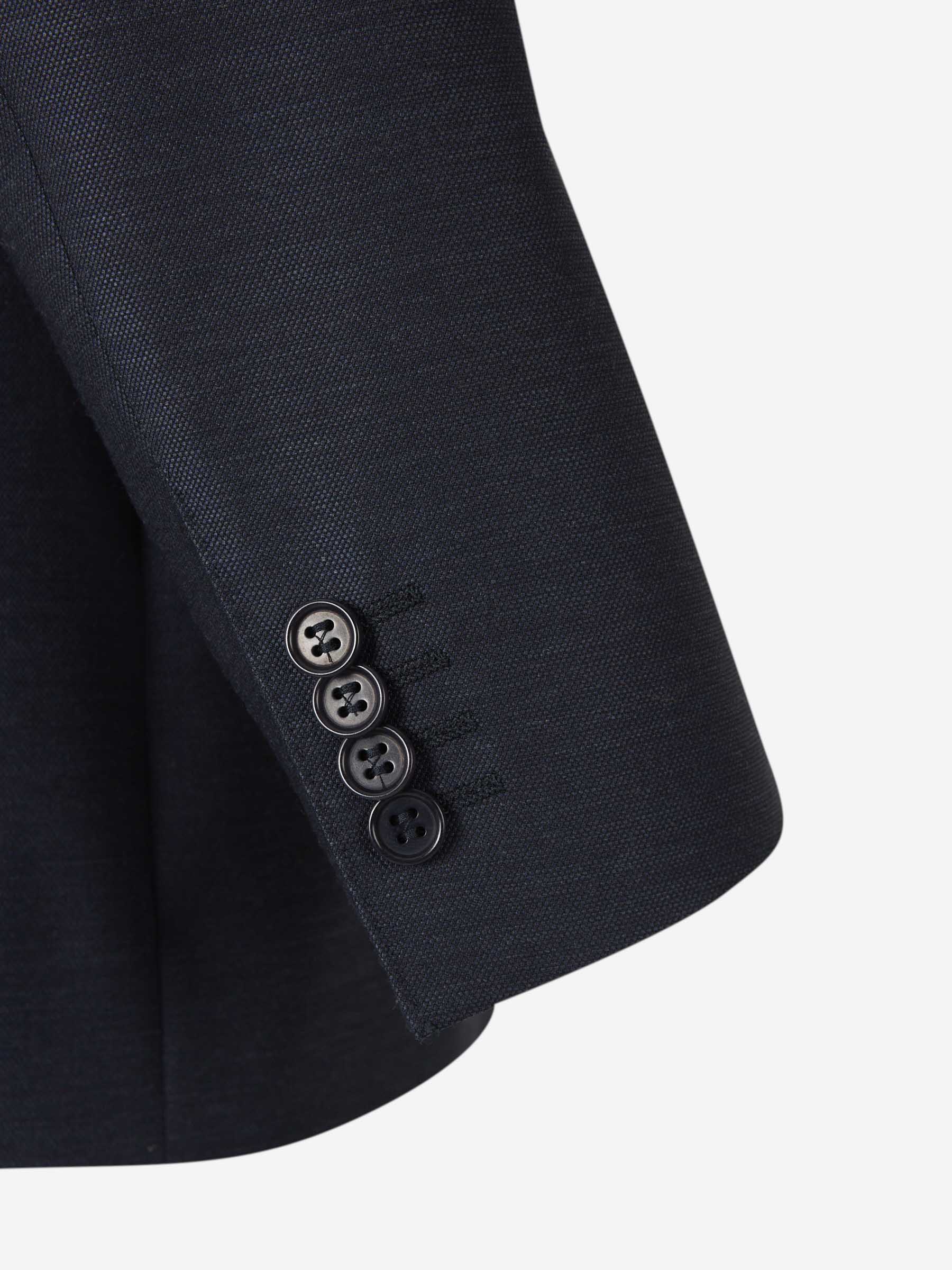Outlet online Canali Hombre Traje Lana Jaspeado color Azul Noche sku 312-002829 01 - Foto 5