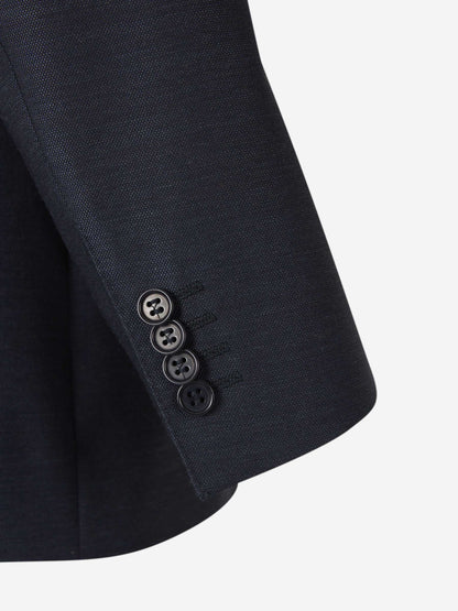 Outlet online Canali Hombre Traje Lana Jaspeado color Azul Noche sku 312-002829 01 - Foto 5