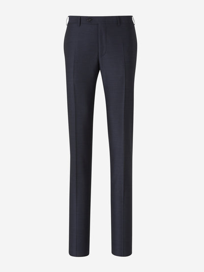 Outlet online Canali Hombre Traje Lana Jaspeado color Azul Noche sku 312-002829 01 - Foto 6