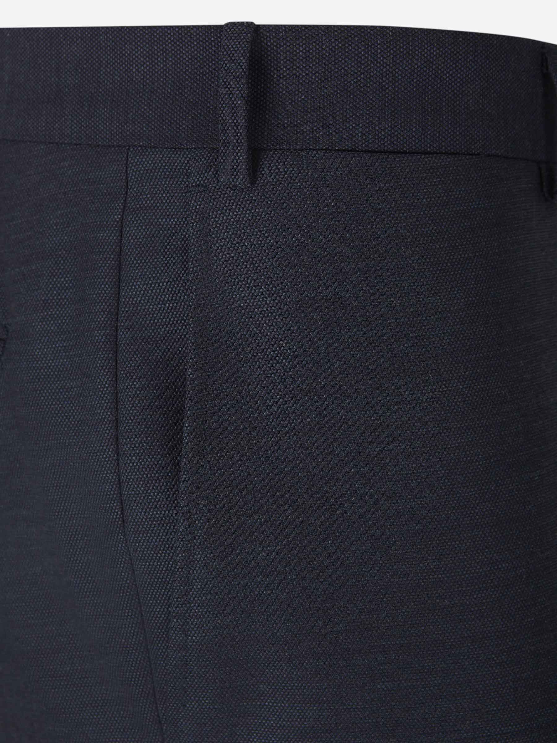 Outlet online Canali Hombre Traje Lana Jaspeado color Azul Noche sku 312-002829 01 - Foto 8