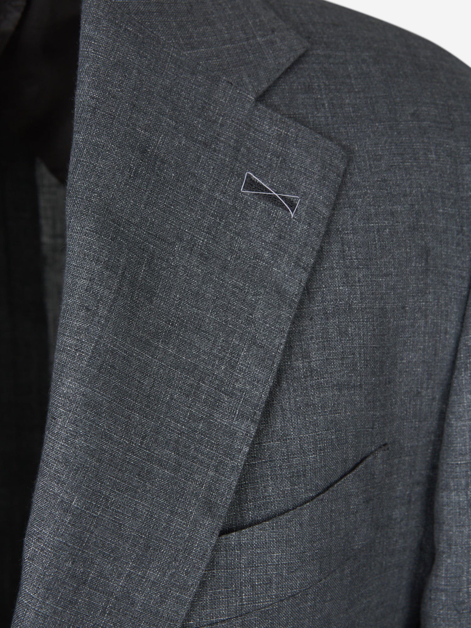 Outlet online Santa Eulalia Hombre Traje Liso Lino color Gris Piedra sku 312-002842 01 - Foto 3