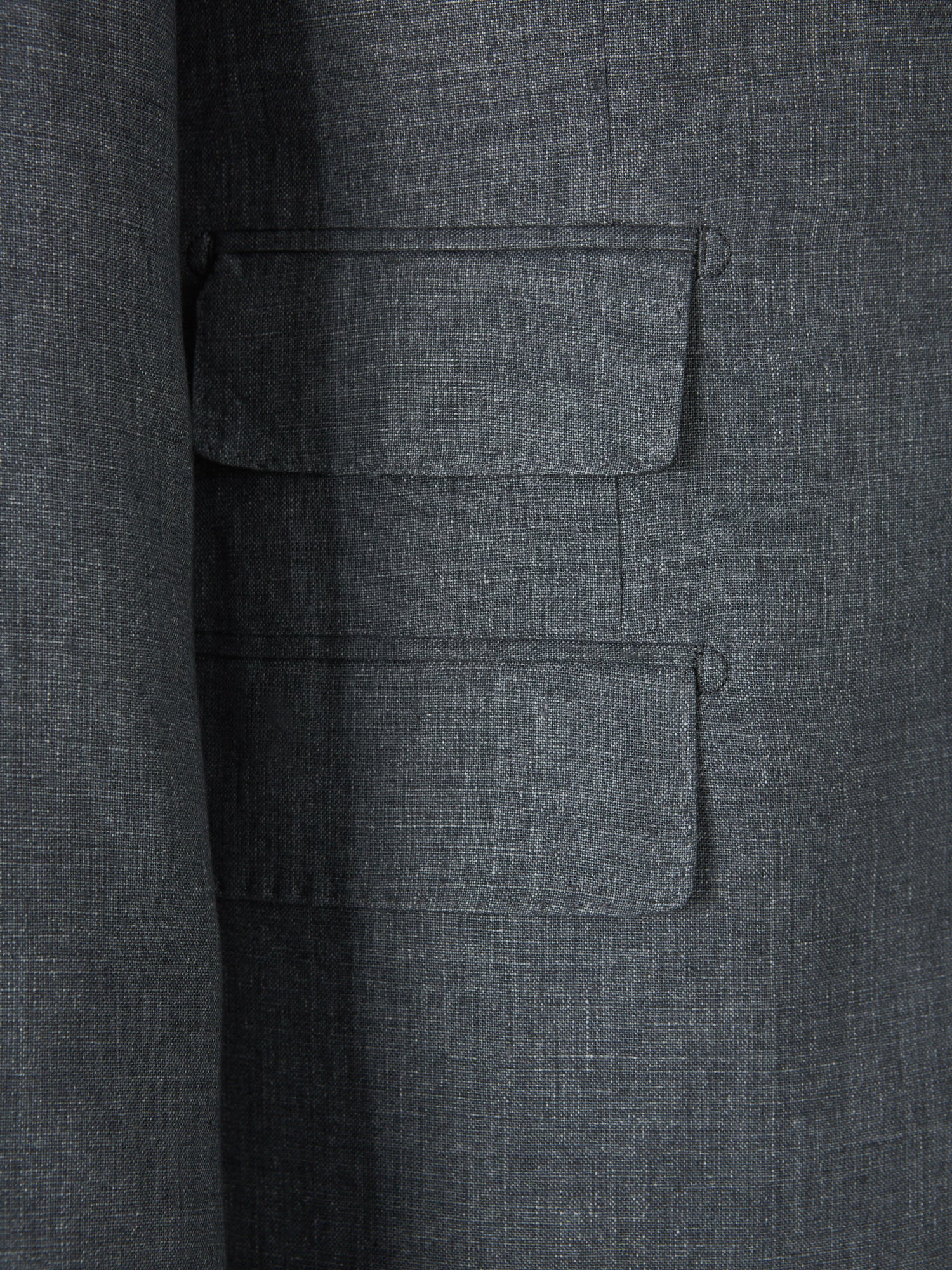 Outlet online Santa Eulalia Hombre Traje Liso Lino color Gris Piedra sku 312-002842 01 - Foto 4