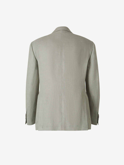 Outlet online Lardini Hombre Traje Recto Lino color Verde Manzana sku 312-002845 01 - Foto 2