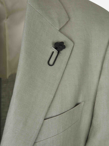 Outlet online Lardini Hombre Traje Recto Lino color Verde Manzana sku 312-002845 01 - Foto 3