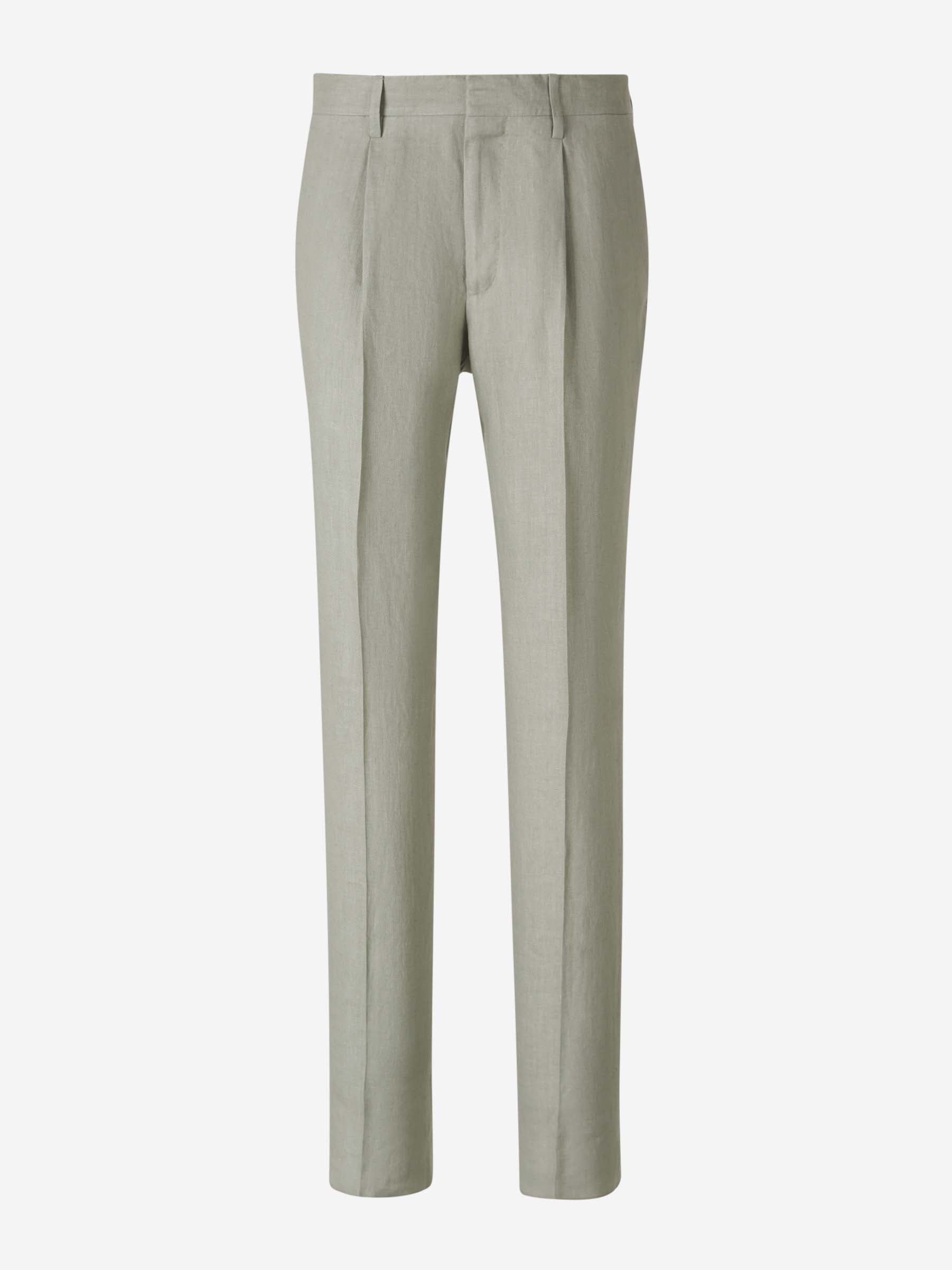 Outlet online Lardini Hombre Traje Recto Lino color Verde Manzana sku 312-002845 01 - Foto 6