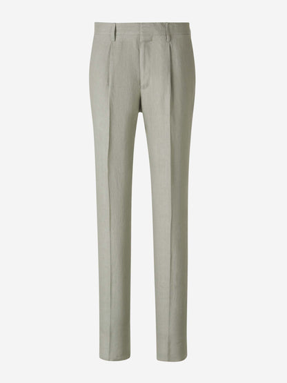 Outlet online Lardini Hombre Traje Recto Lino color Verde Manzana sku 312-002845 01 - Foto 6