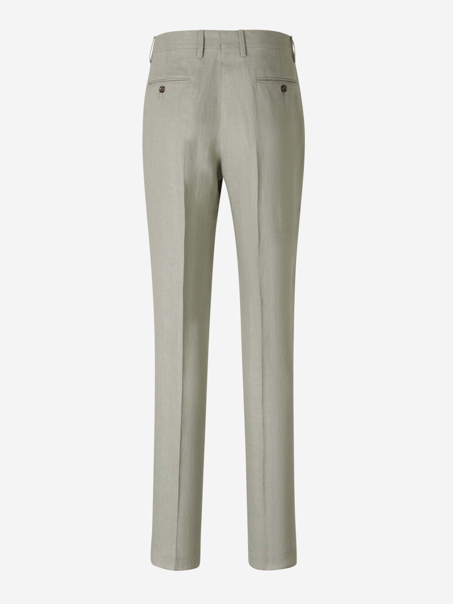 Outlet online Lardini Hombre Traje Recto Lino color Verde Manzana sku 312-002845 01 - Foto 7