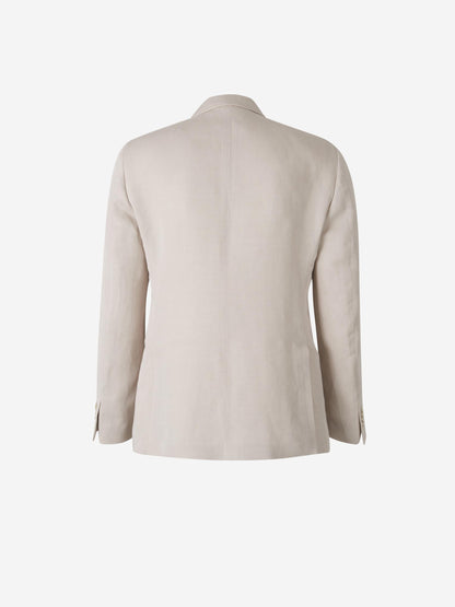 Boglioli Hombre Barcelona Traje Liso Lino color Beige sku 312-002847 01 - Foto 2