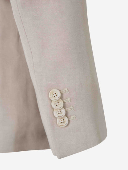 Boglioli Hombre Barcelona Traje Liso Lino color Beige sku 312-002847 01 - Foto 5