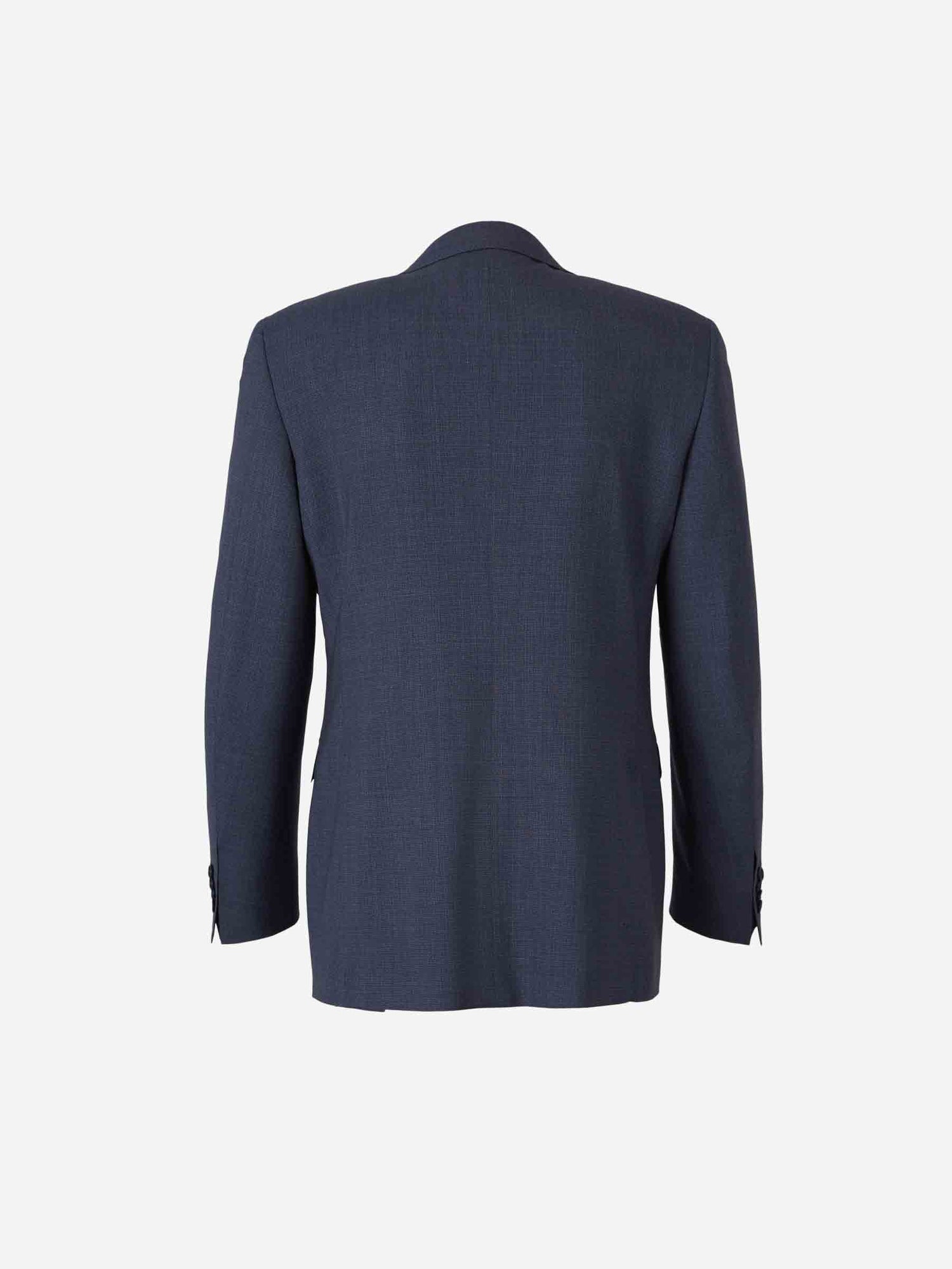 Canali Hombre Barcelona Traje Jaspeado Lana color Azul Marino sku 312-002852 01 - Foto 2