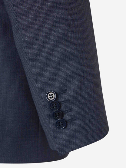 Canali Hombre Barcelona Traje Jaspeado Lana color Azul Marino sku 312-002852 01 - Foto 5