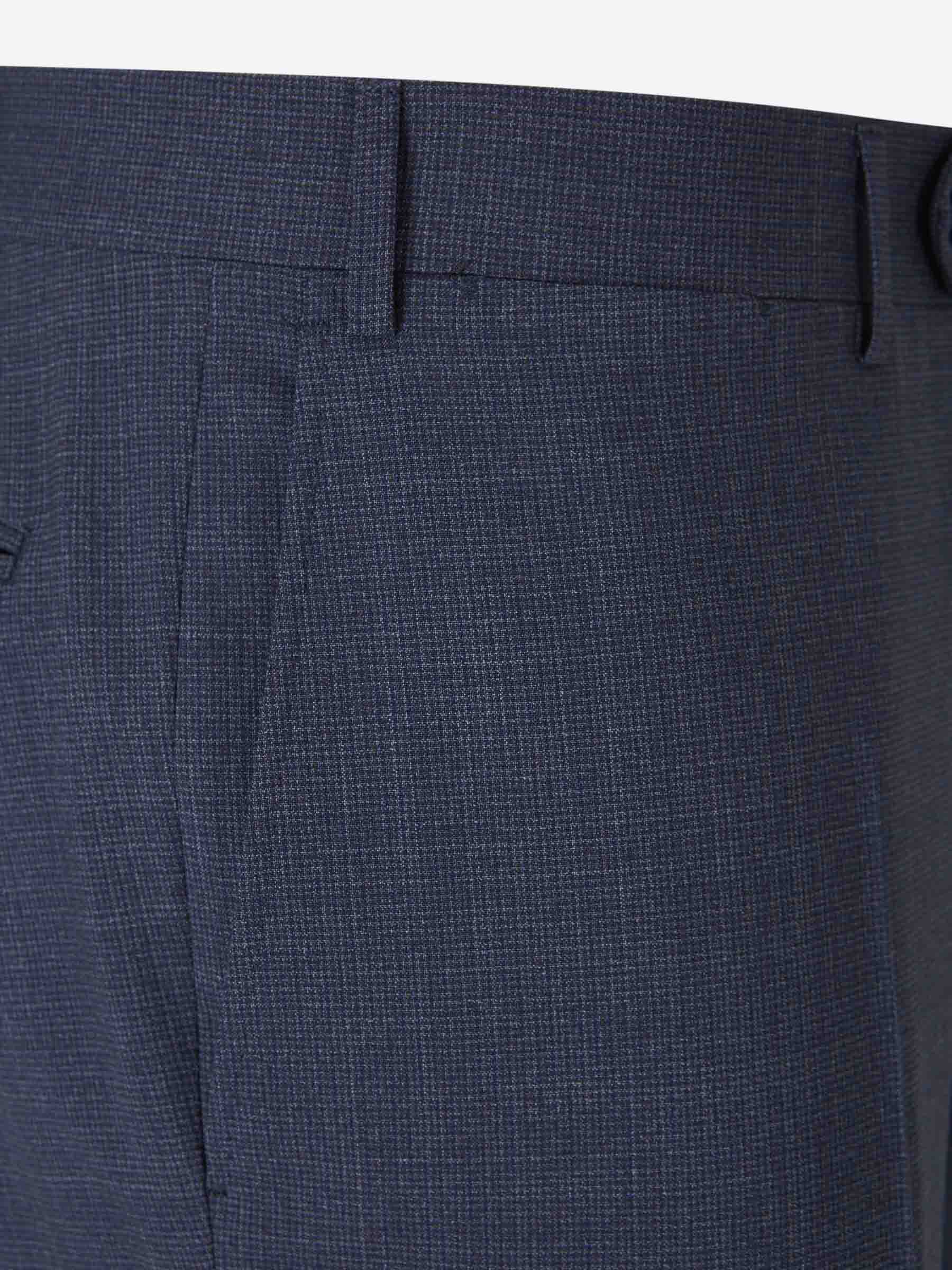 Canali Hombre Barcelona Traje Jaspeado Lana color Azul Marino sku 312-002852 01 - Foto 8