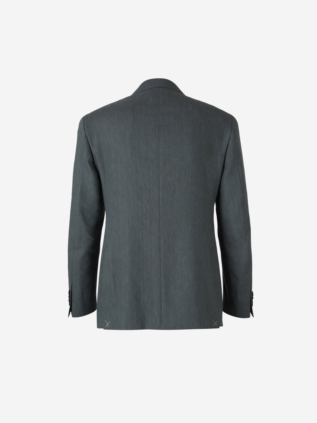Outlet online Canali Hombre Traje Lino Lana Liso color Gris Piedra sku 312-002854 01 - Foto 2