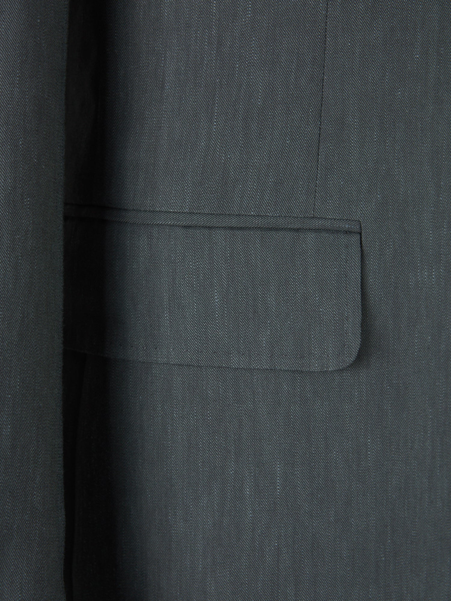 Outlet online Canali Hombre Traje Lino Lana Liso color Gris Piedra sku 312-002854 01 - Foto 4
