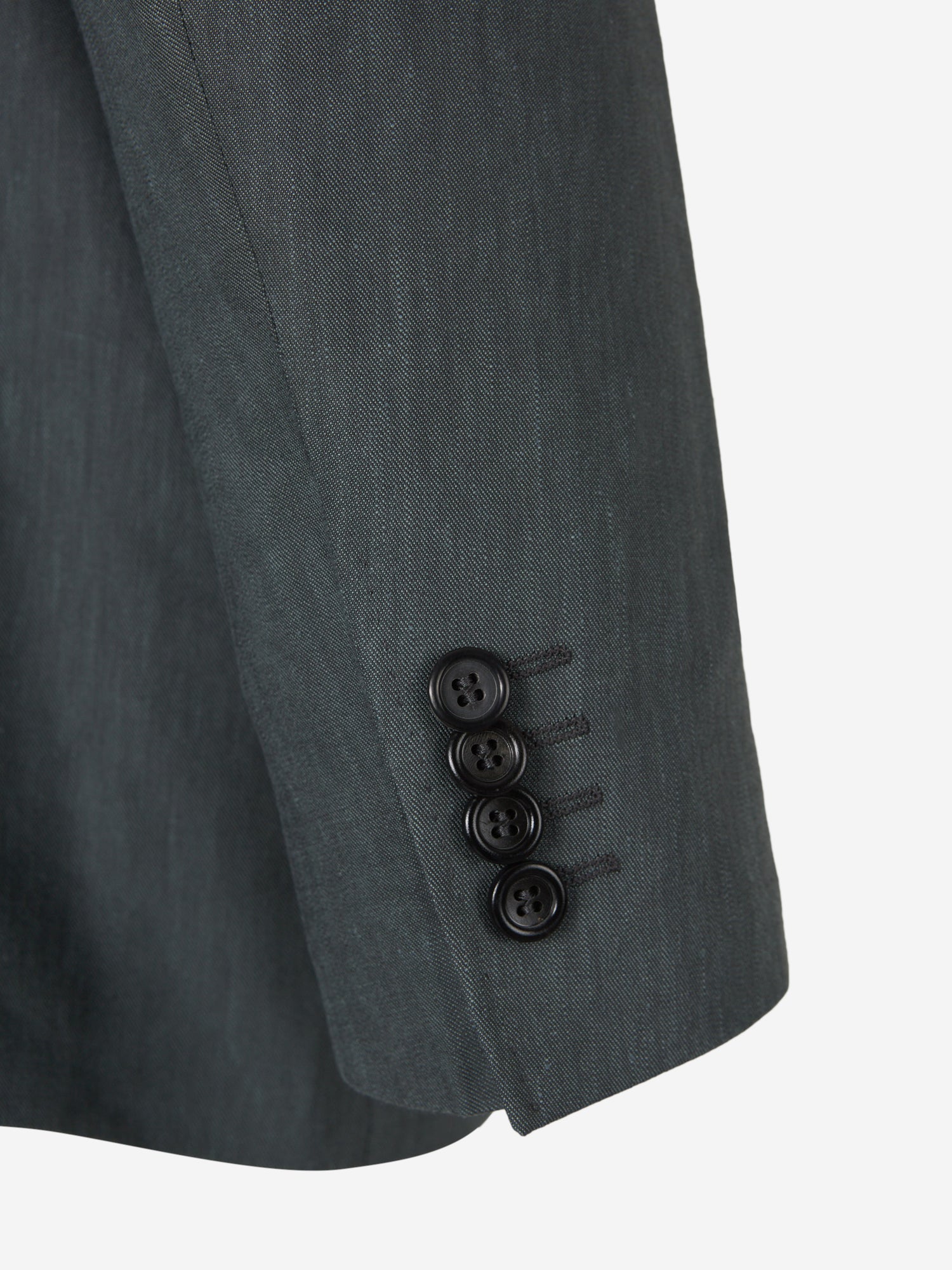 Outlet online Canali Hombre Traje Lino Lana Liso color Gris Piedra sku 312-002854 01 - Foto 5