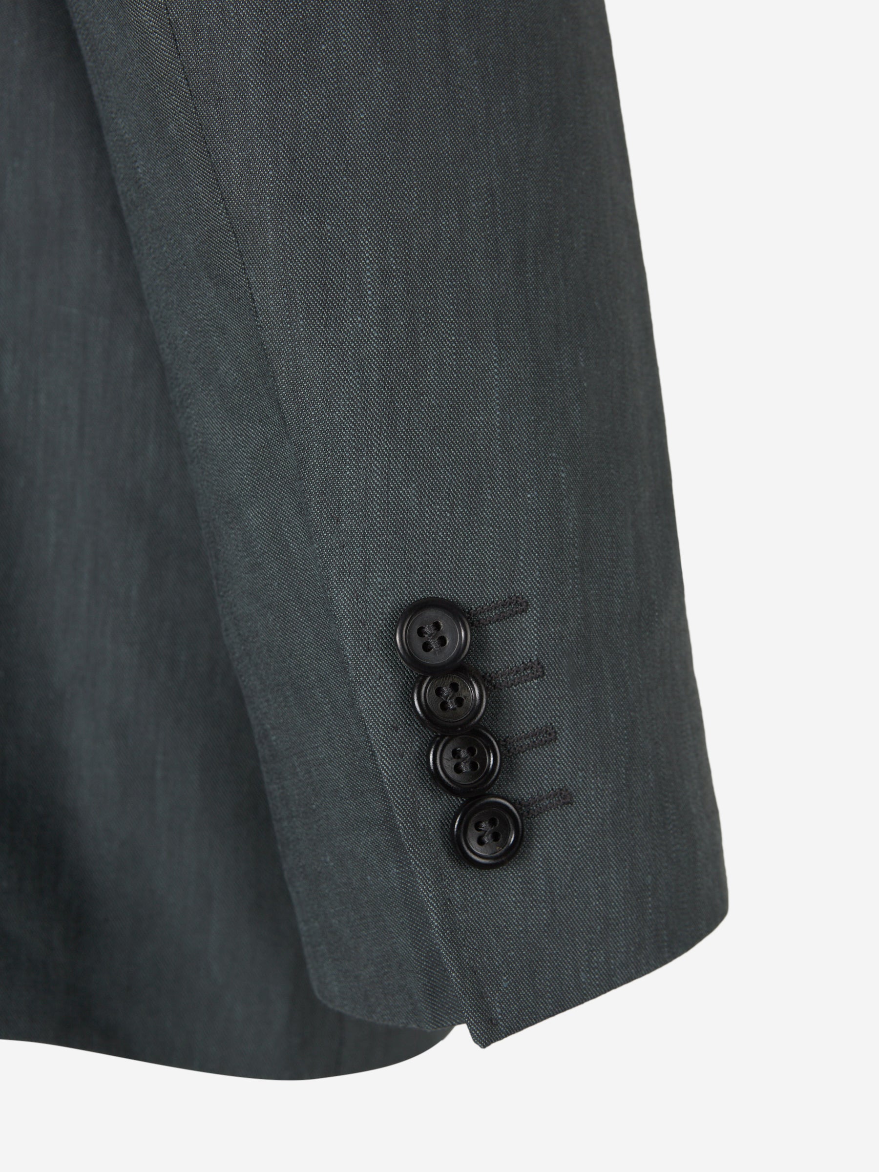 Outlet online Canali Hombre Traje Lino Lana Liso color Gris Piedra sku 312-002854 01 - Foto 5