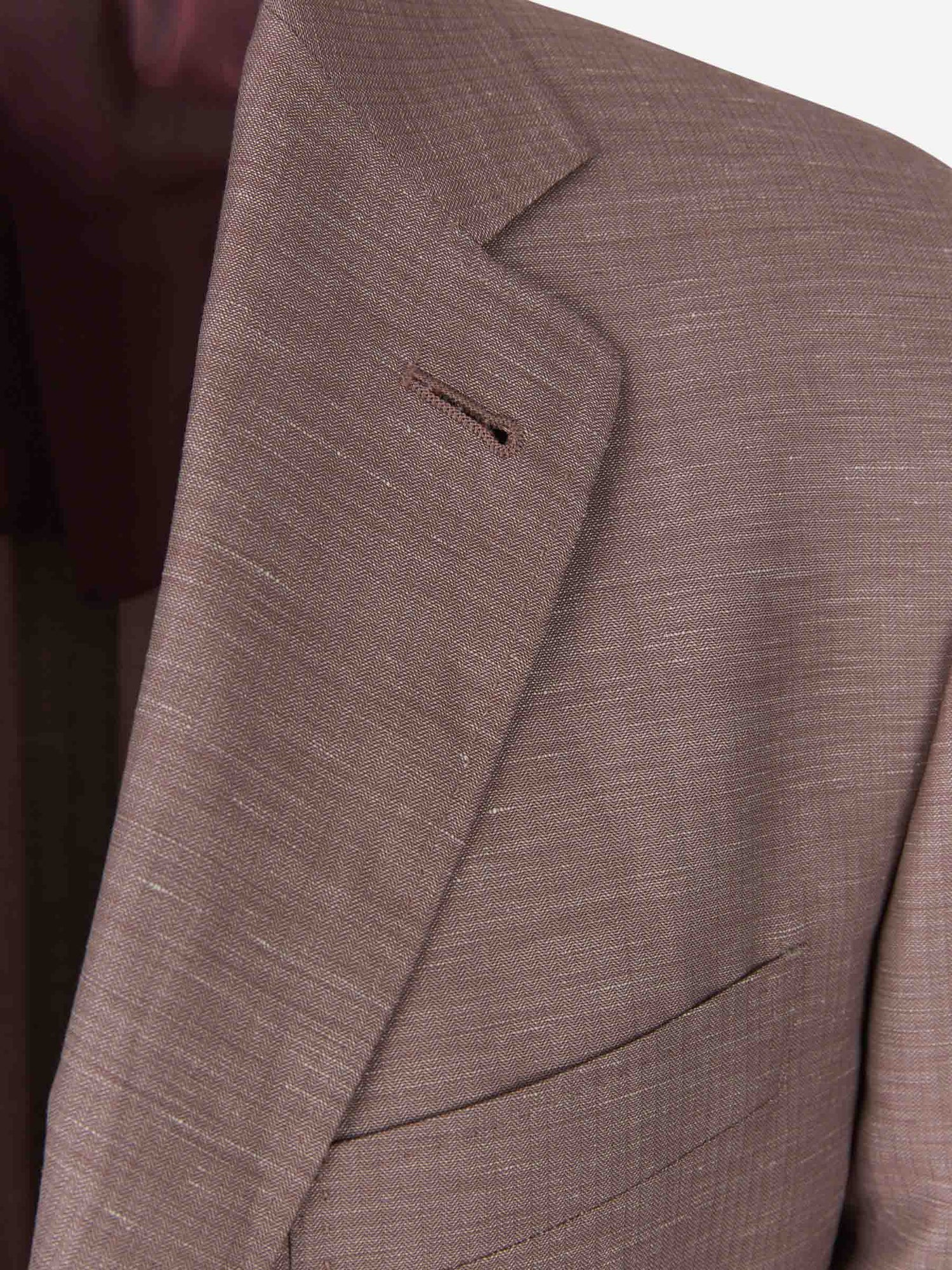 Outlet online Canali Hombre Traje Recto Lana color Rosa Envejecido sku 312-002855 01 - Foto 3