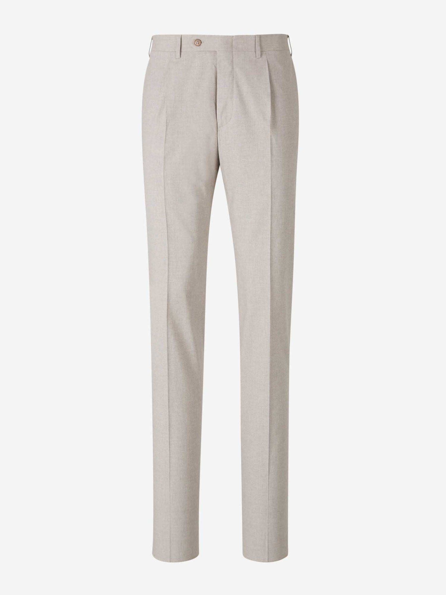 Canali Hombre Barcelona Traje Pata de Gallo Algodón color Beige sku 312-002856 01 - Foto 6