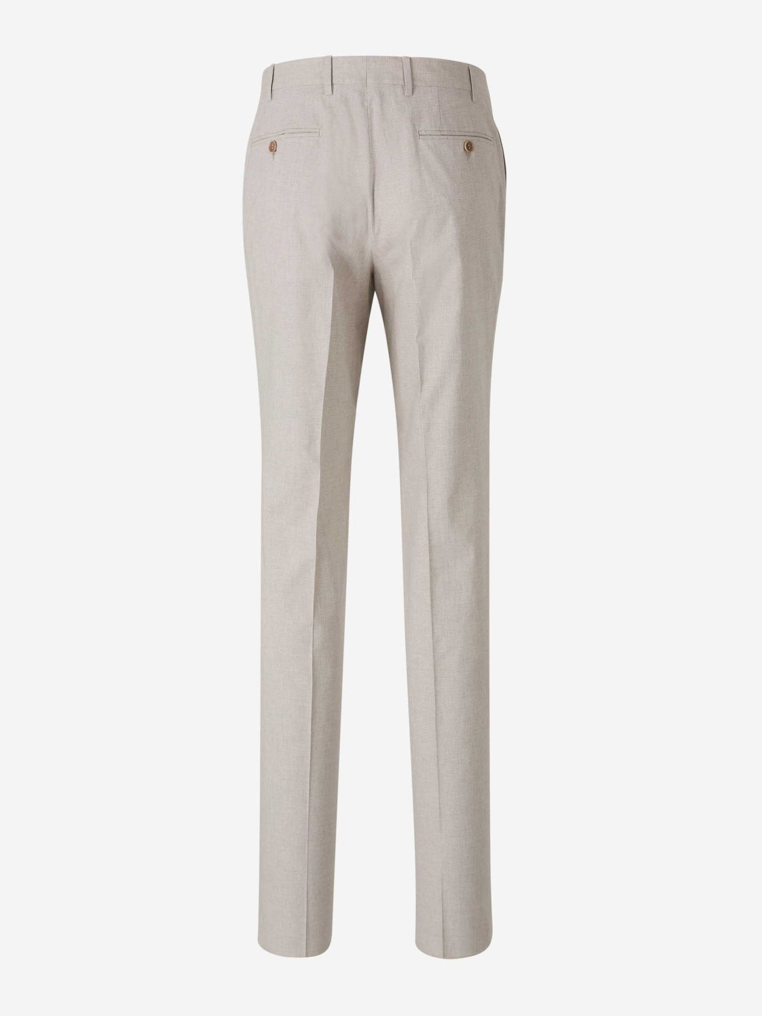 Canali Hombre Barcelona Traje Pata de Gallo Algodón color Beige sku 312-002856 01 - Foto 7