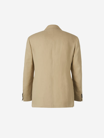 Canali Hombre Barcelona Traje Lino Liso color Beige sku 312-002857 01 - Foto 2