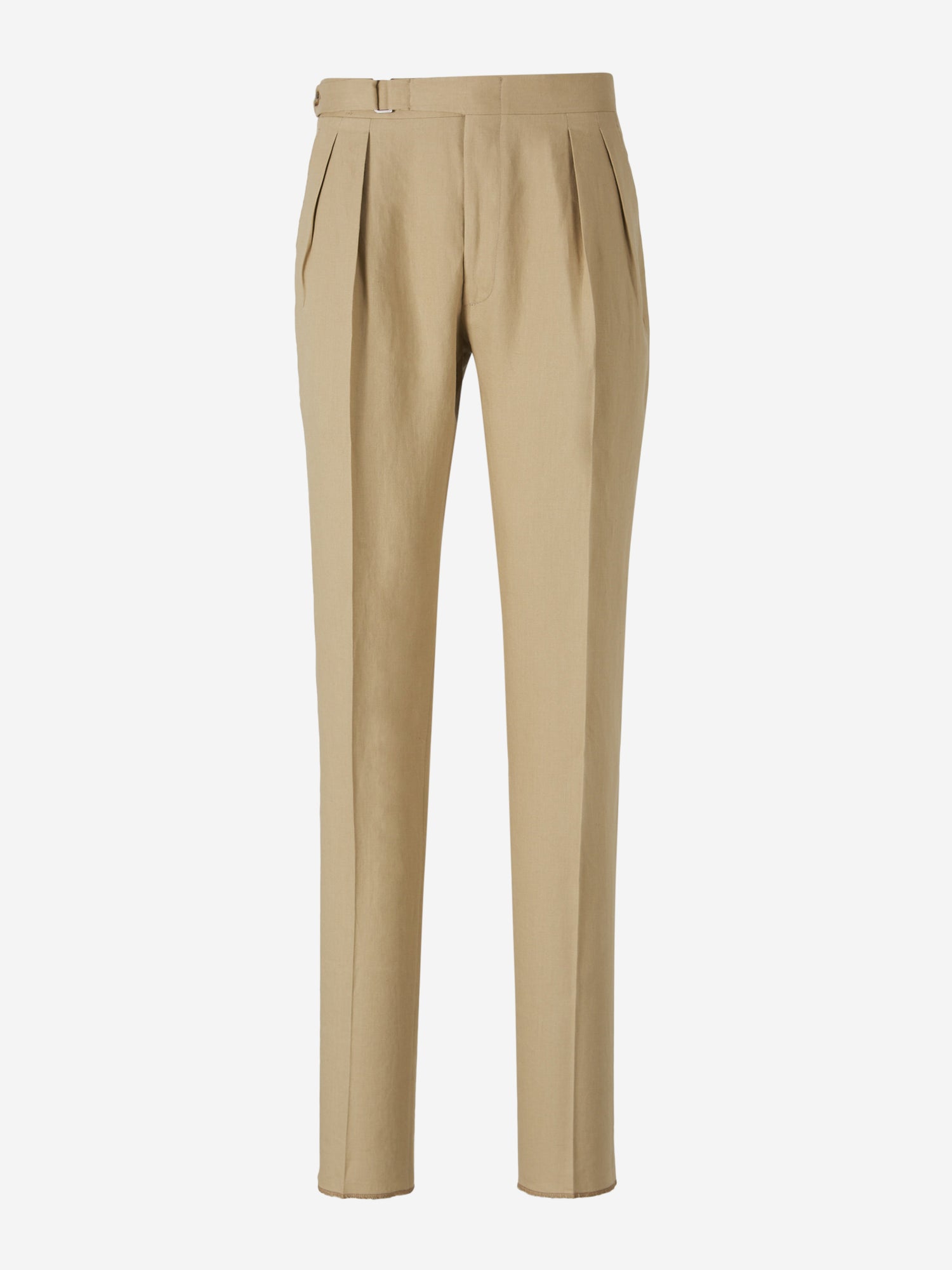 Canali Hombre Barcelona Traje Lino Liso color Beige sku 312-002857 01 - Foto 6