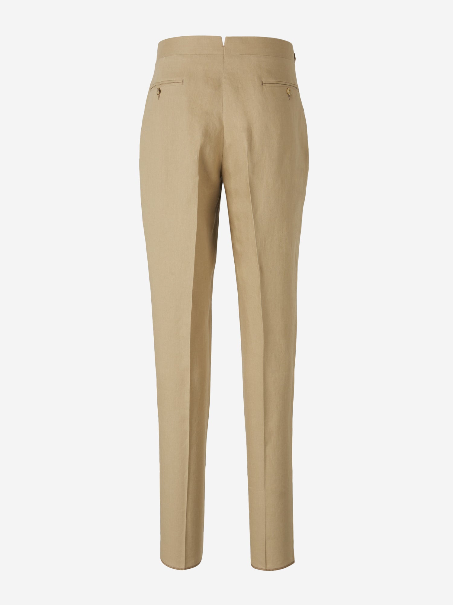 Canali Hombre Barcelona Traje Lino Liso color Beige sku 312-002857 01 - Foto 7