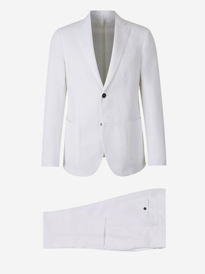 Outlet online Incotex Hombre Traje Liso Lino color Blanco sku 312-002866 01 - Foto 1