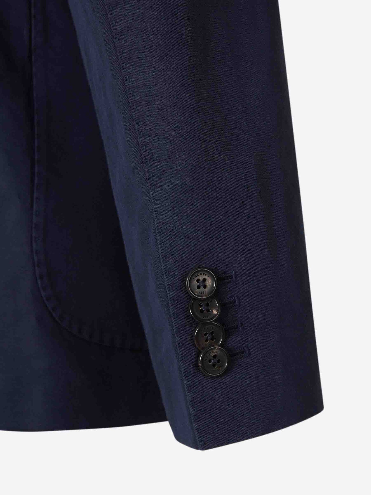 Outlet online Incotex Hombre Traje Liso Lino color Azul Marino sku 312-002866 03 - Foto 4