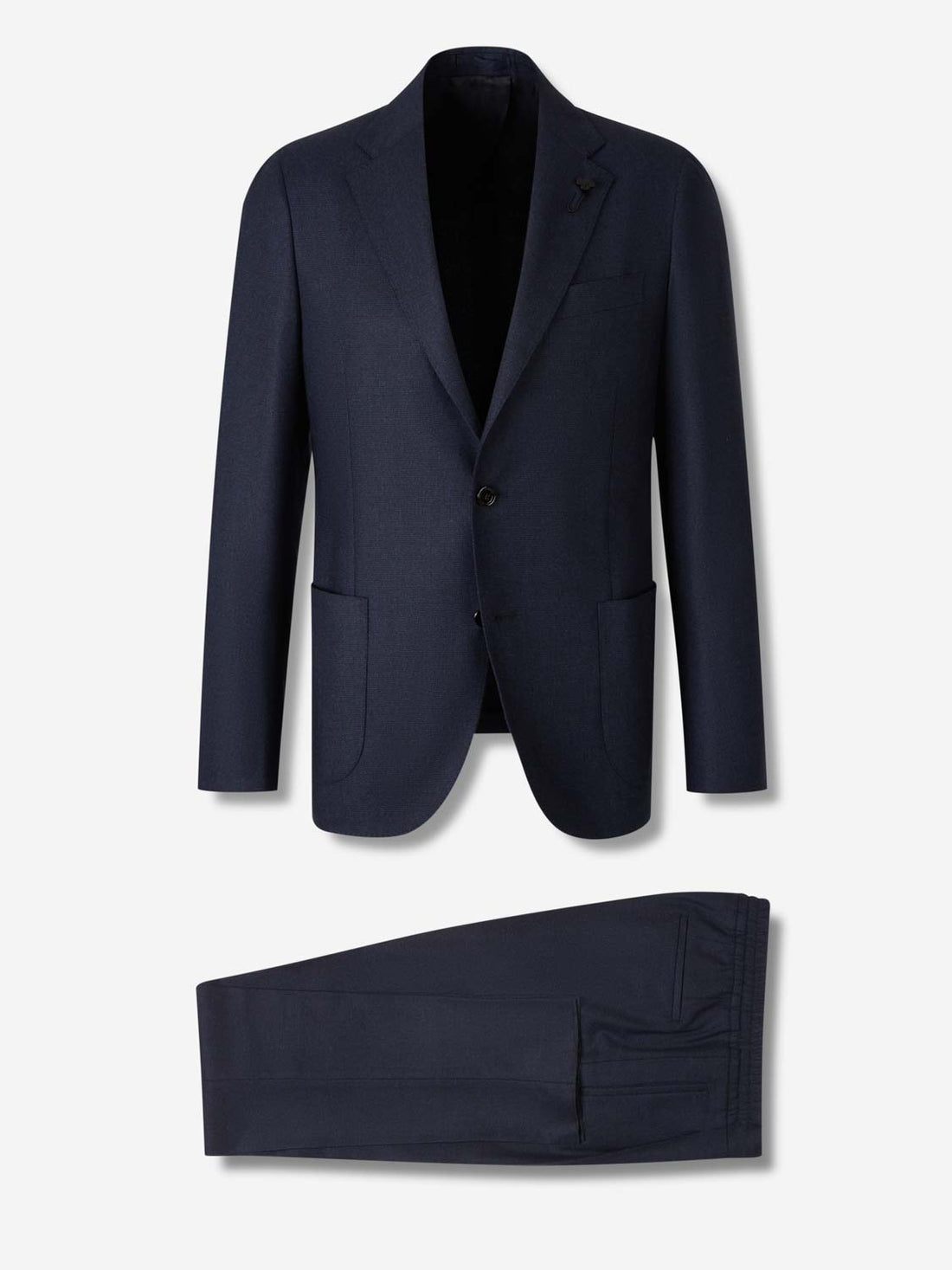 Lardini Hombre Barcelona Traje Recto Lana color Azul Marino sku 312-002872 01 - Foto 2