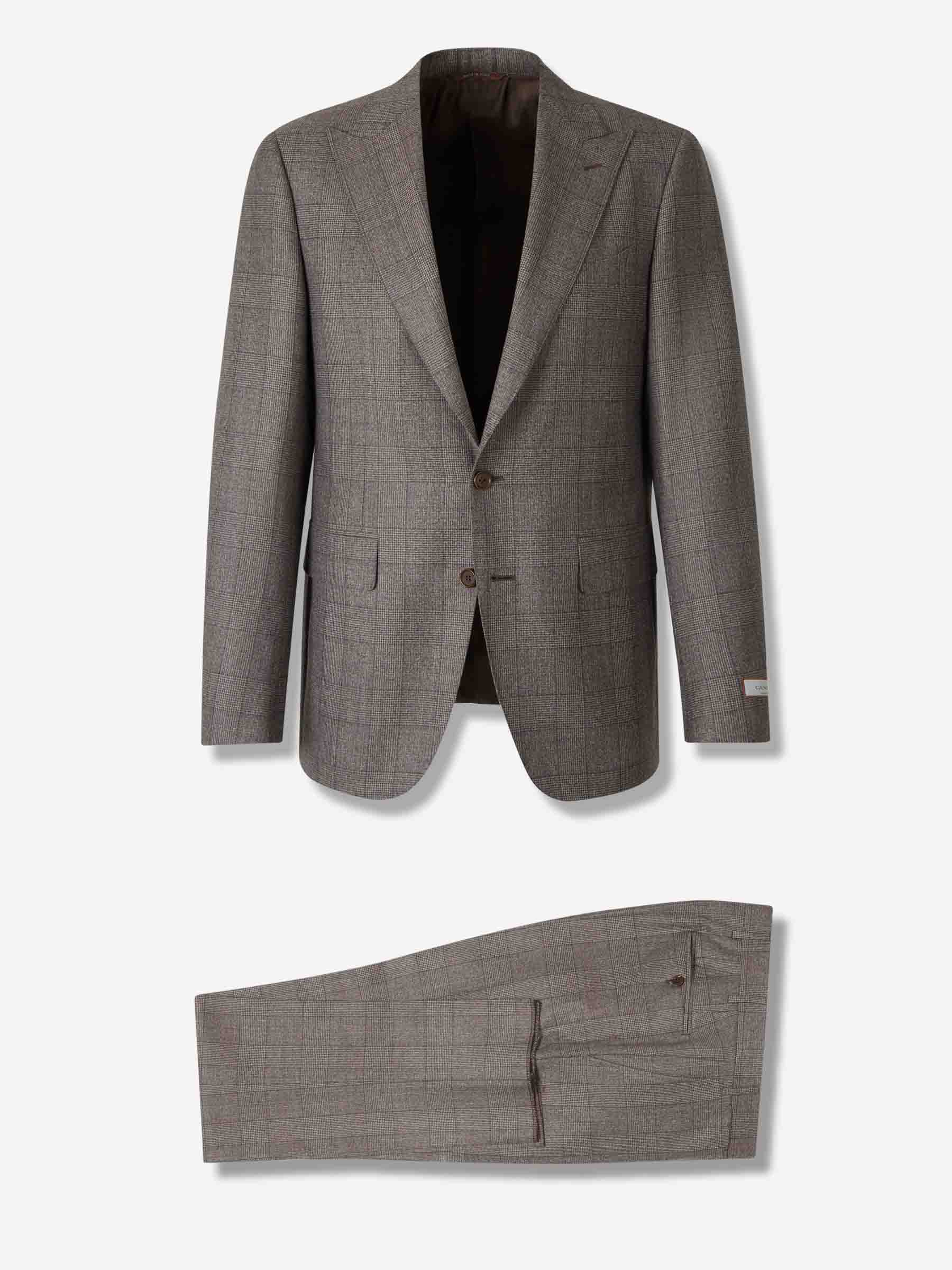 Outlet online Canali Hombre Traje Recto Lana color Marrón sku 312-002875 01 - Foto 1