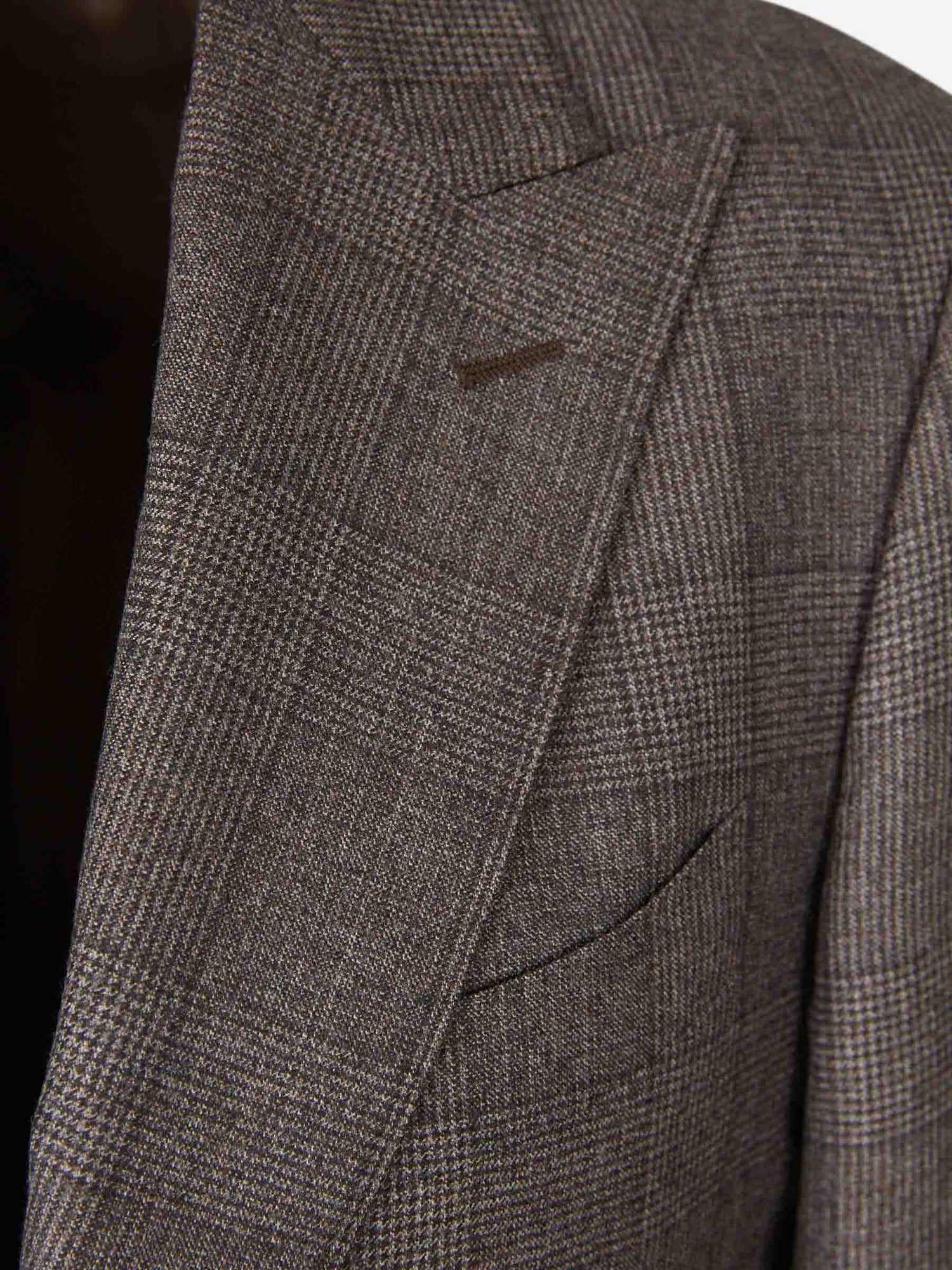 Outlet online Canali Hombre Traje Recto Lana color Marrón sku 312-002875 01 - Foto 3