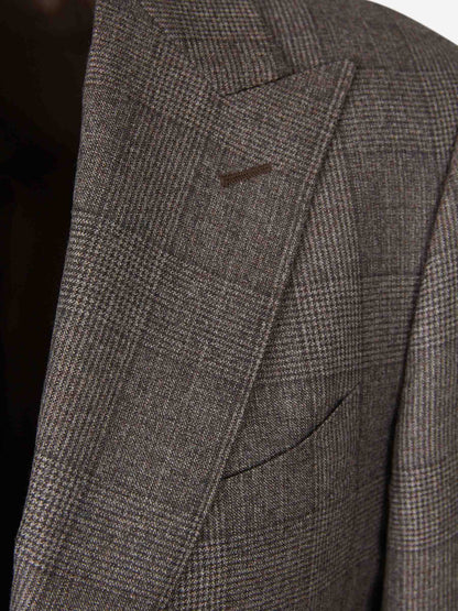 Outlet online Canali Hombre Traje Recto Lana color Marrón sku 312-002875 01 - Foto 3