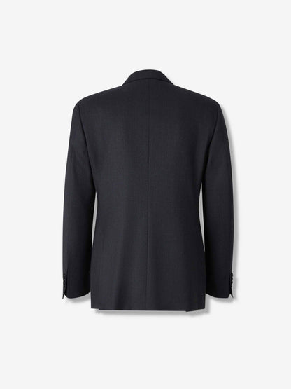 Outlet online Canali Hombre Traje Recto Lana color Azul Noche sku 312-002876 02 - Foto 2